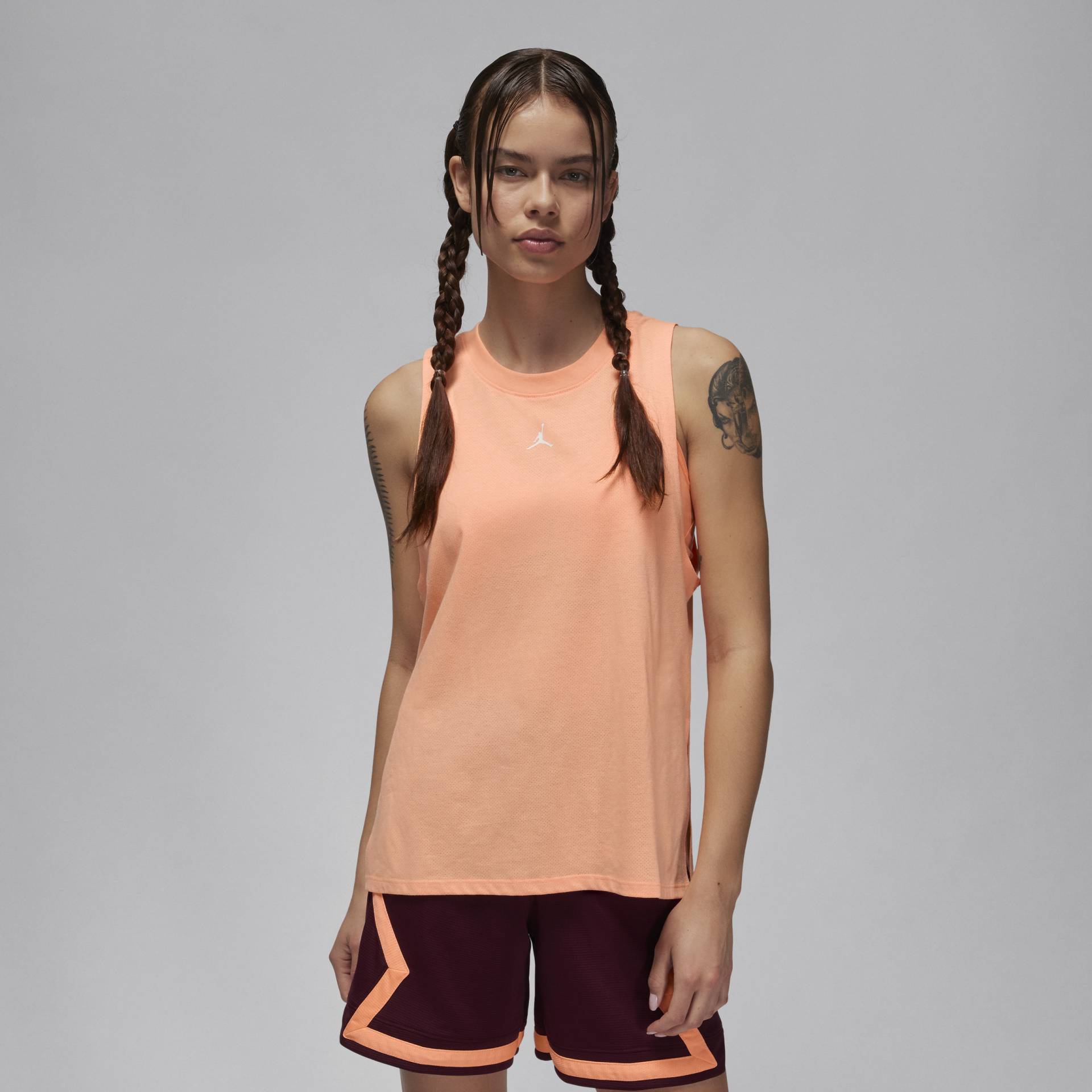 Jordan Sport Diamond-Tanktop für Damen - Orange von Jordan