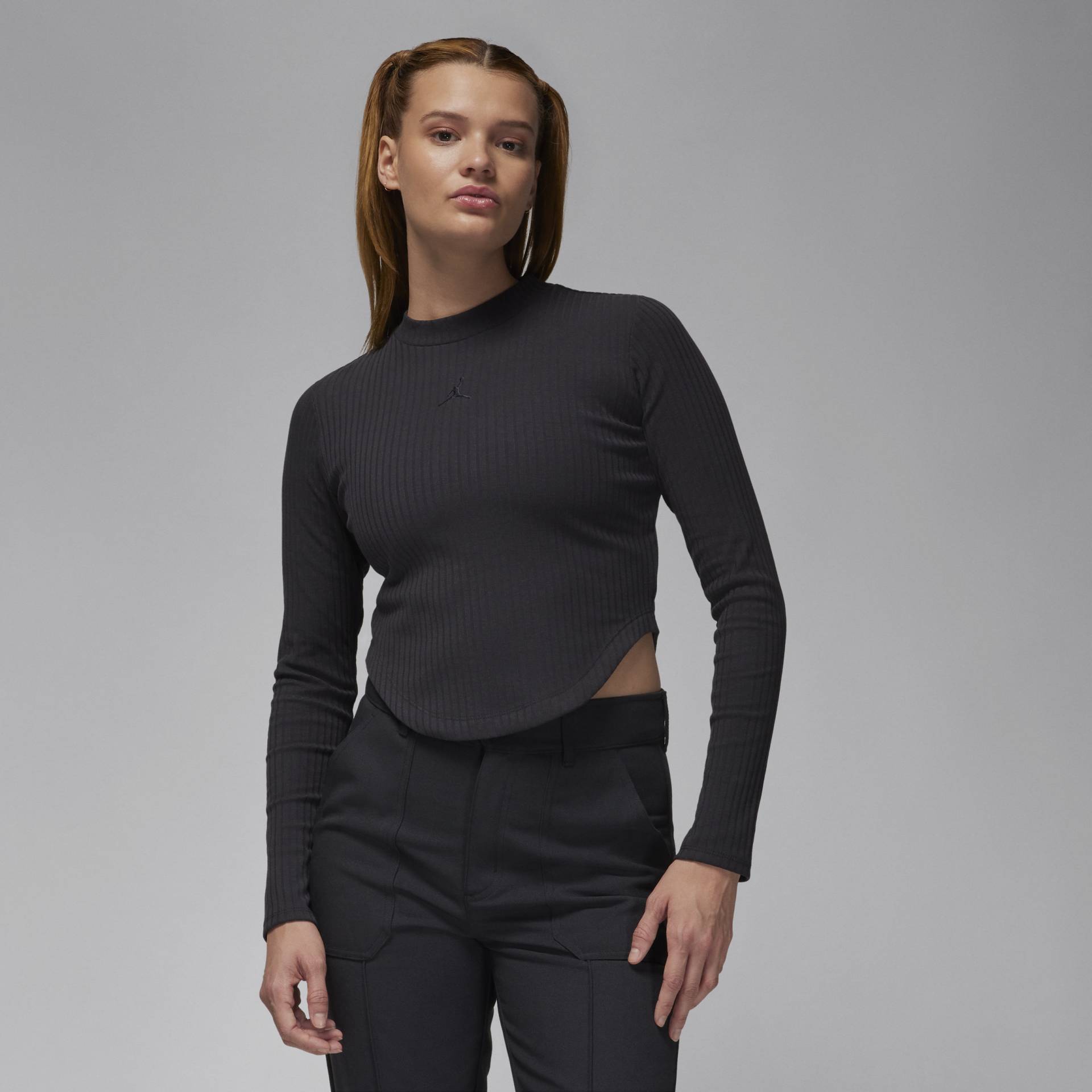 Jordan Strick-Longsleeve für Damen - Schwarz von Jordan