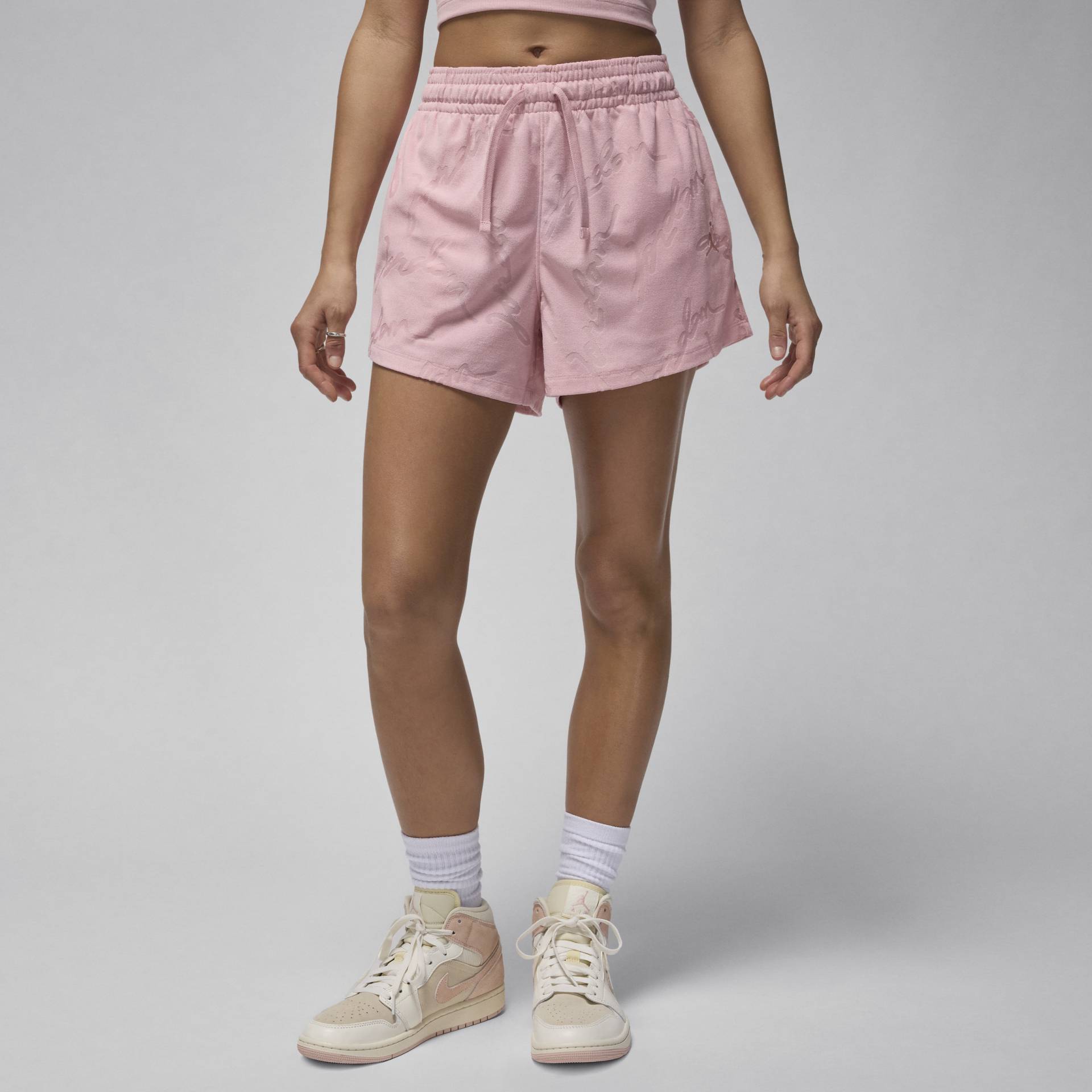 Jordan Strick-Shorts für Damen - Pink von Jordan