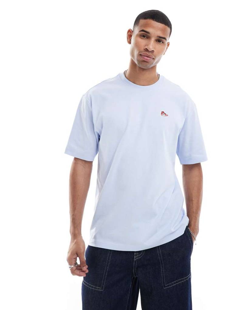 Jordan - T-Shirt in Blau mit Rundhalsausschnitt-Schwarz von Jordan