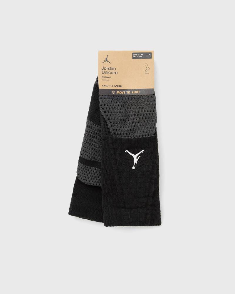 Jordan Unicorn Dri-FIT ADV Cushioned Crew Socks (1 Pair) men Socks black in Größe:L von Jordan