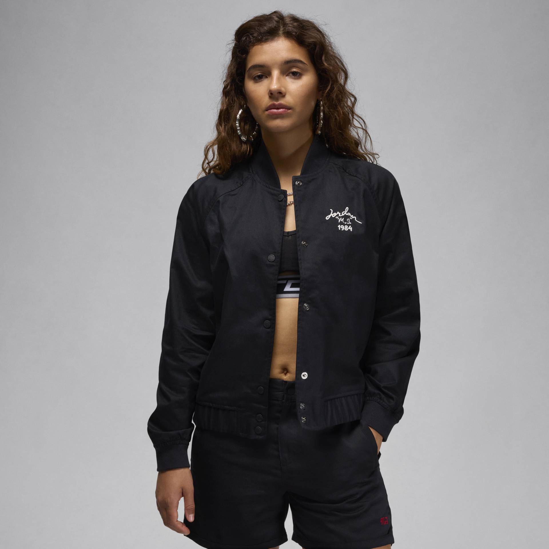 Jordan Varsity-Jacke für Damen - Schwarz von Jordan