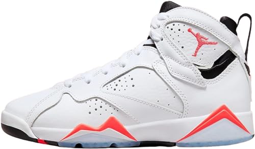 Men's Jordan 7 Retro Flint White/Flint Grey-Black-Varsity Purple (CU9307 100), White/Crimson-black, 41 EU von Jordan