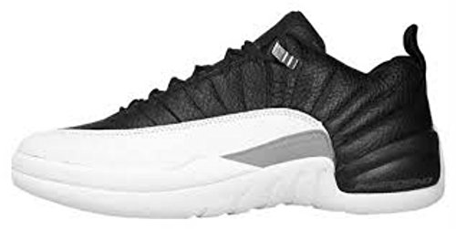 Nike Air Jordan 12 Retro Low - Black/Varsity red-White-Metall, Größe:11.5 von Jordan