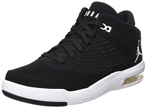 Nike Herren Jordan Flight Origin 4 Basketballschuhe, Schwarz (Black/White/Gym Red), 44.5 EU von Jordan