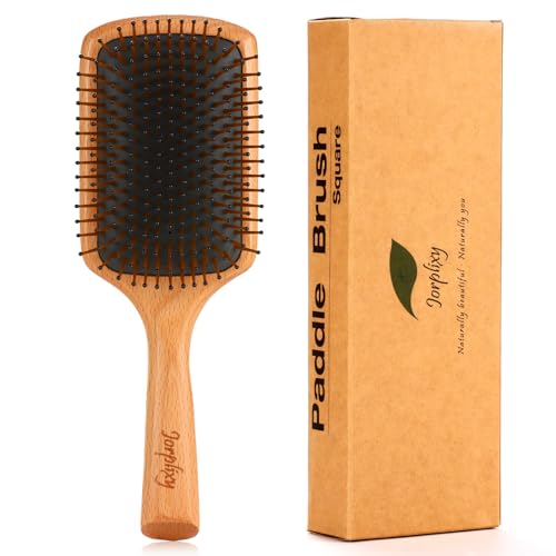Quadratischer Luftkissenkamm, Massivholz-Paddel-Haarbürste, langlebiger Luftkissen-Kamm für Damen und Herren, sanfte Entwirrungs-Massagebürste für dickes und feines Haar, geeignet für den täglichen Quadratischer Luftkissenkamm, Massivholz-Paddel-Haarbürste, langlebiger Luftkissen-Kamm für Damen und Herren, sanfte Entwirrungs-Massagebürste für dickes und feines Haar, geeignet für den täglichen von Jorplixy