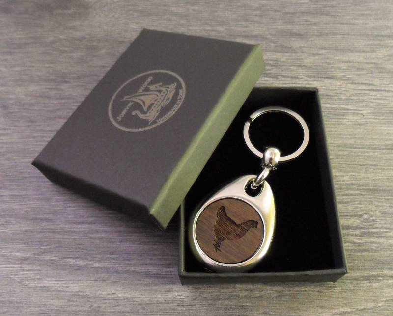 Personalisierte Henne Design Schlüsselanhänger, Benutzerdefinierte Schlüsselbund Personalisierte Henne Design Schlüsselanhänger, Benutzerdefinierte Schlüsselbund von JorvikWood