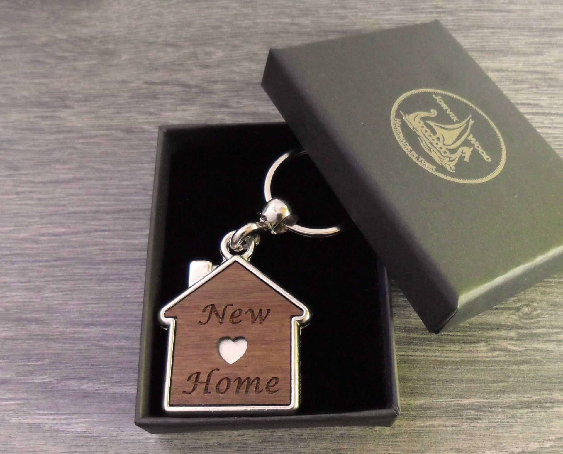 Personalisierte New Home Design Schlüsselanhänger, Custom Keychain, Housewarming Geschenk von JorvikWood