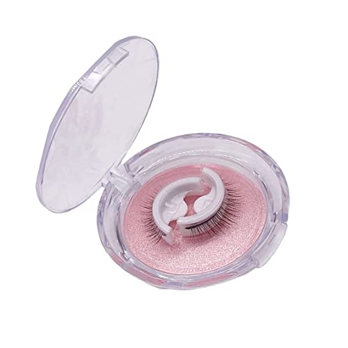 Falsche Wimpern Selbstklebstoff Falsch wiederverwendbares Klebstoff Wimpern Wimpern wiederverwendbar kein Kleber Eyeliner benötigt natürliche falsche Wimpern 1Pair von Jorzer