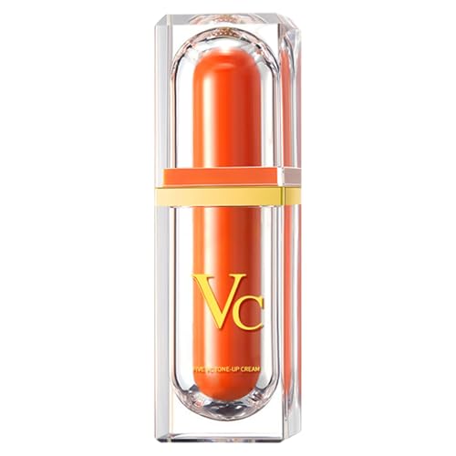 Vitamin C Makeup Tone Up Cream 30 g Schnelles Make-up feuchtigkeitsspendende aufhellende Gesichtscreme für strahlende Haut alle Hauttypen von Jorzer