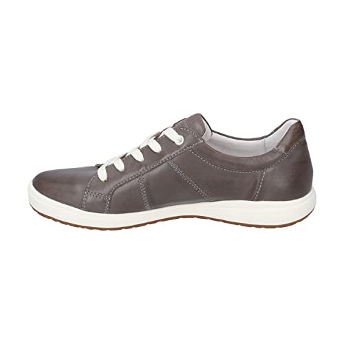 Josef Seibel Damen Low-Top Sneaker Caren 01,Weite G (Normal),Wechselfußbett,Laufschuhe,schnürschuhe,schnürer,Halbschuhe,grau,40 EU von Josef Seibel