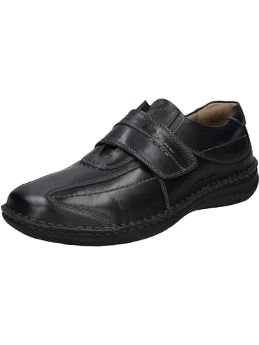 Josef Seibel Alec Herren Low-Top Sneaker Comfort Schuhe aus Nappaleder -Schwarz (600 schwarz),46 EU von Josef Seibel