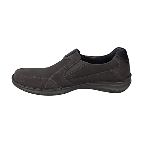 Josef Seibel Herren Slipper Anvers 63,Weite K (Extra weit),Wechselfußbett,schluepfschuhe,College Schuhe,Businessschuhe,Grau (Granit),50 EU von Josef Seibel