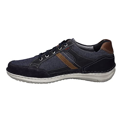 Josef Seibel Herren Low-Top Sneaker Anvers 79,Weite K (Extra weit),Wechselfußbett,Freizeitschuhe,Turnschuhe,Blau (Ocean-Multi),42 EU / 8 UK von Josef Seibel