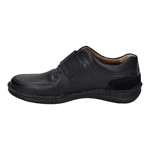 Josef Seibel Herren Kletthalbschuhe Anvers 83,Weite K (Extra weit),Wechselfußbett,Klettschuhe,Strassenschuhe,Sneaker,schwarz,39 EU von Josef Seibel