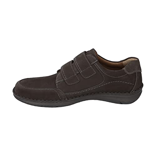 Josef Seibel Herren Kletthalbschuhe Anvers 90,Weite K (Extra weit),Wechselfußbett,Klettschuhe,Strassenschuhe,Grau (Asphalt),42 EU von Josef Seibel