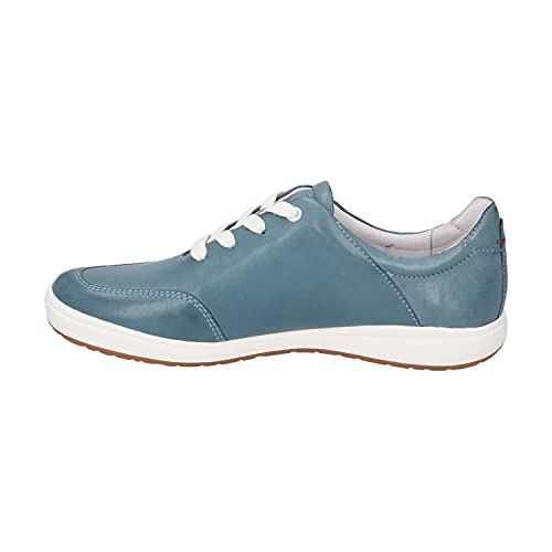 Josef Seibel Damen Low-Top Sneaker Caren 41,Weite G (Normal),Wechselfußbett,Strassenschuhe,Sportschuhe,Freizeitschuhe,Blau (Azur),41 EU von Josef Seibel