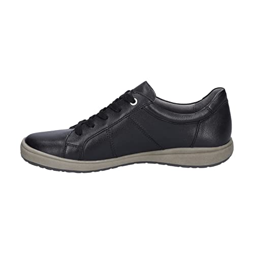 Josef Seibel Damen Low-Top Sneaker Caren 42,Weite G (Normal),Wechselfußbett,schnürschuhe,schnürer,Halbschuhe,schwarz,39 EU von Josef Seibel