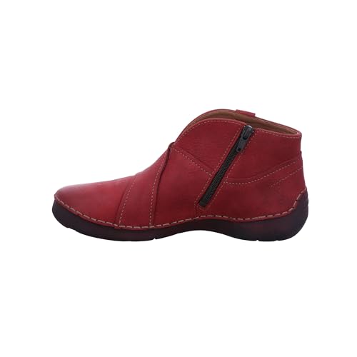 Josef Seibel Damen Ankle Boots Fergey 93,Weite G (Normal),lose Einlage,Women's,Woman,Lady,Ladies,Stiefel,Kurzstiefel,Booties,rot,37 EU / 4 UK von Josef Seibel