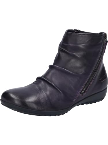 Josef Seibel Damen Ankle Boots Naly 61, Frauen Stiefeletten,Weite G (Normal),reißverschluss,Bootee,Booties,halbstiefel,Purple,39 EU von Josef Seibel