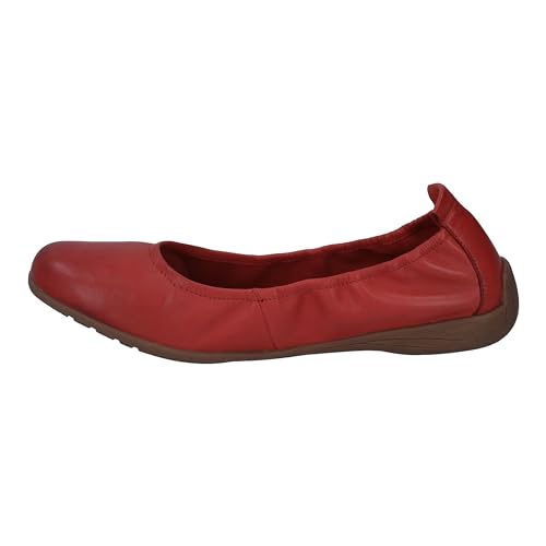 Josef Seibel Damen Klassische Ballerinas Fenja 01,Weite G (Normal),Ballerina-Schuhe,Ballett-Schuhe,Ballet-Flats,flach,rot,38 EU von Josef Seibel