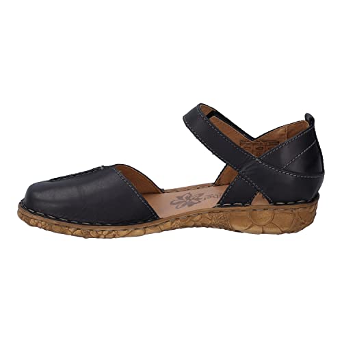 Josef Seibel Damen Riemchensandalen Rosalie 42,Weite G (Normal),sommerschuhe,freizeitschuhe,offene schuhe,strandschuhe,schwarz,42 EU von Josef Seibel