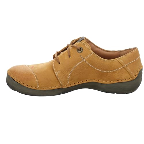 Josef Seibel Damen Bequemschuhe Fergey 20,Weite G (Normal),lose Einlage,Komfortschuhe,schnürschuhe,schnürer,Lady,Orange (Safran),41 EU / 7 UK von Josef Seibel