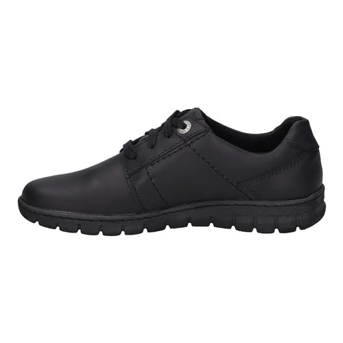 Josef Seibel Damen Low-Top Sneaker Steffi 59,Weite G (Normal),Wechselfußbett,wasserdicht,Laufschuhe,schnürschuhe,schwarz,40 EU von Josef Seibel