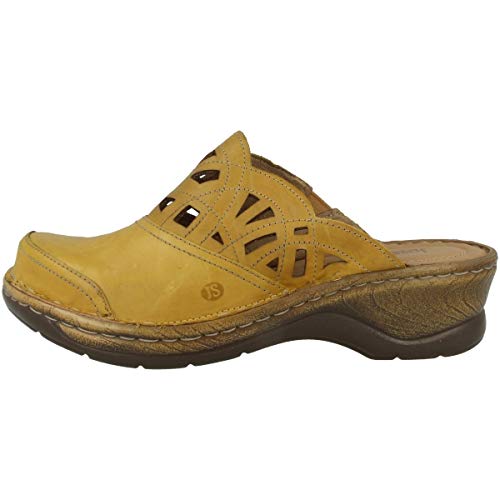 Josef Seibel Damen Catalonia 41 56541 Clogs, Gelb von Josef Seibel