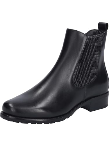 Josef Seibel Damen Chelsea Boots Chiara 02,Weite G (Normal),Wechselfußbett,uebergangsstiefel,Schlupfstiefel,flach,schwarz,38 EU von Josef Seibel