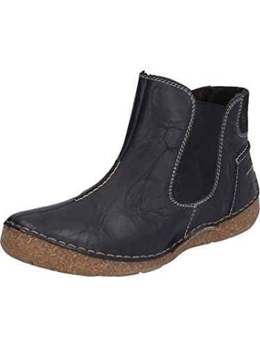 Josef Seibel Damen Chelsea Boots Fergey 63,Weite G (Normal),Wechselfußbett,Stiefel,Bootee,Booties,halbstiefel,schwarz,42 EU von Josef Seibel