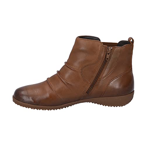 Josef Seibel Damen Chelsea Boots Naly 60, Frauen Stiefeletten,Weite G (Normal),Kurzstiefel,uebergangsschuhe,Braun (Cognac),38 EU von Josef Seibel