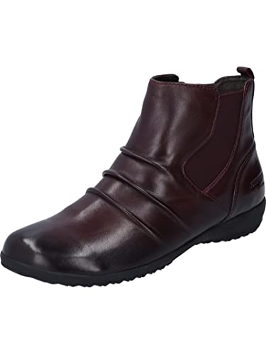 Josef Seibel Damen Chelsea Boots Naly 60, Frauen Stiefeletten,Weite G (Normal),Stiefel,Bootee,Booties,halbstiefel,Rot (Bordeaux),38 EU von Josef Seibel
