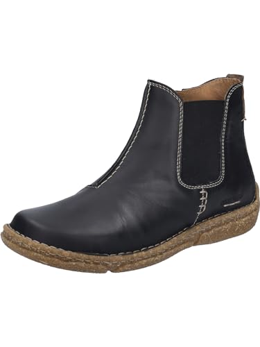 Josef Seibel Damen Chelsea Boots Neele 68,Weite G (Normal),Wechselfußbett,halbstiefel,Kurzstiefel,uebergangsschuhe,schwarz,37 EU von Josef Seibel