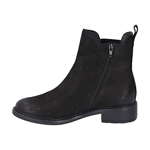 Josef Seibel Damen Chelsea Boots Selena 19,Weite G (Normal),Wechselfußbett,stiefel,bootee,booties,halbstiefel,schwarz,39 EU von Josef Seibel