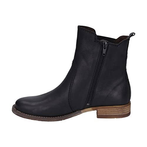 Josef Seibel Damen Chelsea Boots Sienna 80,Weite G (Normal),Wechselfußbett,Kurzstiefel,uebergangsschuhe,schwarz,40 EU von Josef Seibel