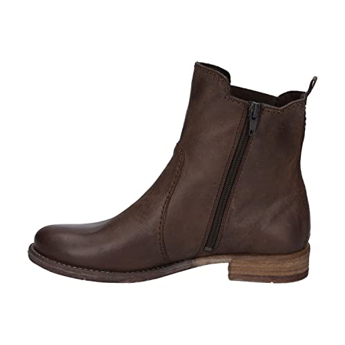 Josef Seibel Damen Chelsea Boots Sienna 80,Weite G (Normal),Wechselfußbett,uebergangsstiefel,Schlupfstiefel,flach,Stiefel,Braun (Moro),36 EU von Josef Seibel