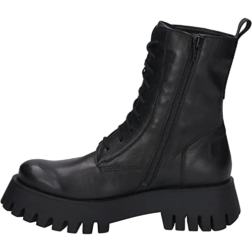 Josef Seibel Damen Combat Boots Mavie 06,Weite G (Normal),Wechselfußbett,halbstiefel,kurzstiefel,uebergangsschuhe,schwarz,37 EU von Josef Seibel