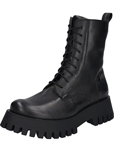 Josef Seibel Damen Combat Boots Mavie 06,Weite G (Normal),Wechselfußbett,uebergangsstiefel,schnürstiefel,Stiefel,schwarz,38 EU von Josef Seibel