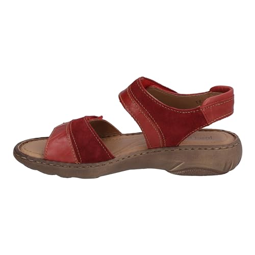 Josef Seibel Damen Debra 19 76719 Riemchensandalen, Rot-Kombi von Josef Seibel