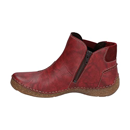 Josef Seibel Damen Fergey 63 Stiefelette, rot, 39 EU von Josef Seibel