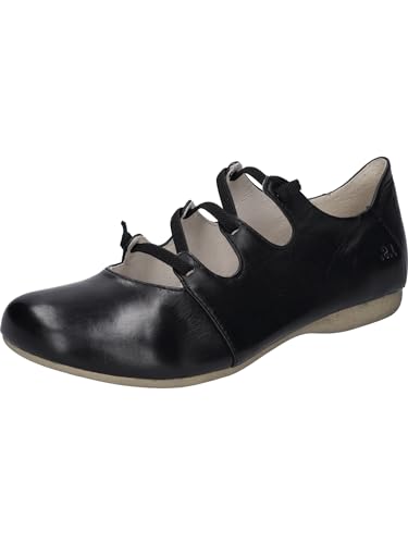 Josef Seibel Damen Fiona 04 Geschlossene Ballerinas, Schwarz (Schwarz 600), 43 EU von Josef Seibel