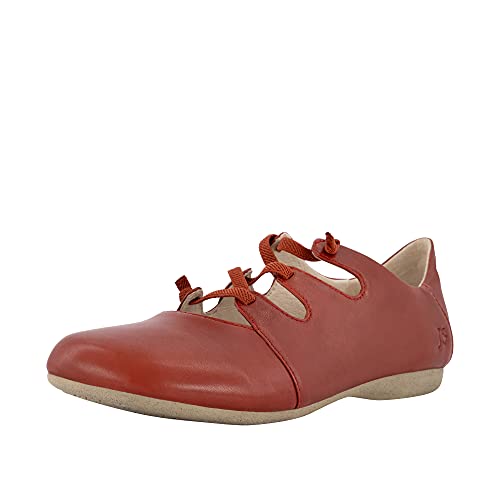 Josef Seibel Damen Halbschuhe Fiona.04, Frauen Ballerinas,offen,Übergröße,Leder,Basic,klassisch,weiblich,Lady,Ladies,Women's,Rubinrot,38 EU / 5 UK von Josef Seibel