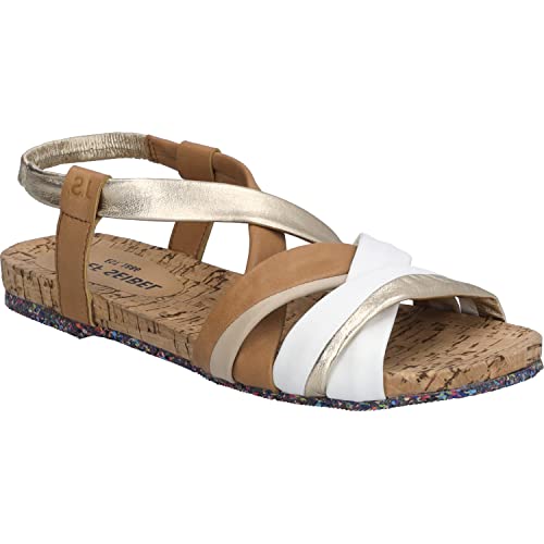 Josef Seibel Damen Henriette 03 Sandale, Camel Multi, 39 EU von Josef Seibel