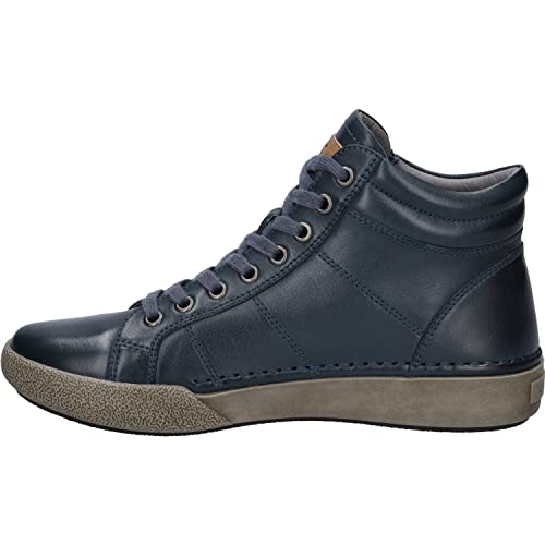 Josef Seibel Damen High-Top Sneaker Claire 11,Weite G (Normal),Wechselfußbett,Freizeitschuhe,Turnschuhe,Laufschuhe,Blau (Ocean),36 EU von Josef Seibel