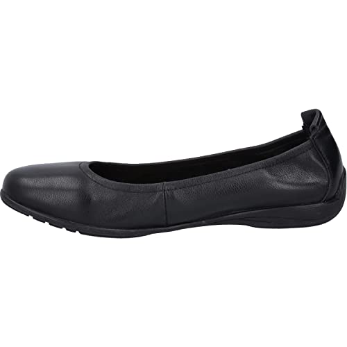 Josef Seibel Damen Klassische Ballerinas Fenja 01,Weite G (Normal),Abendschuhe,Slip-ons,Freizeitschuhe,sportlich,Black-Black,42 EU von Josef Seibel