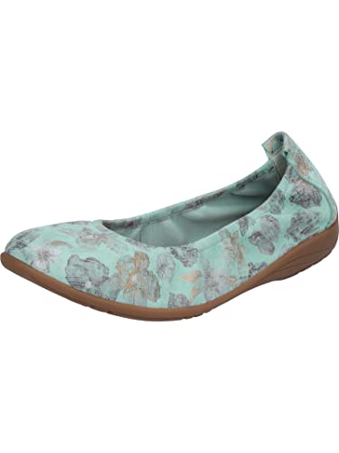 Josef Seibel Damen Klassische Ballerinas Fenja 01,Weite G (Normal),Abendschuhe,Slip-ons,Gummizug,Ballerinen,Pumps,Grün (Mint-Multi),38 EU von Josef Seibel