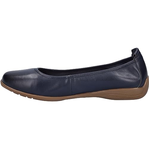 Josef Seibel Damen Klassische Ballerinas Fenja 01,Weite G (Normal),Ausgehschuhe,Abendschuhe,Slip-ons,Freizeitschuhe,Pumps,Indigo,44 EU von Josef Seibel