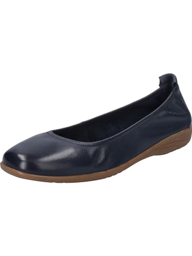 Josef Seibel Damen Klassische Ballerinas Fenja 01,Weite G (Normal),Ballerina-Schuhe,Ballett-Schuhe,Ballet-Flats,flach,Indigo,43 EU von Josef Seibel