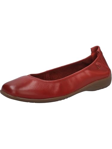 Josef Seibel Damen Klassische Ballerinas Fenja 01,Weite G (Normal),Ballet-Flats,Ausgehschuhe,Abendschuhe,Slip-ons,Pumps,Hibiscus,43 EU von Josef Seibel